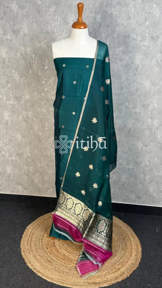 BANARASI SILK SUIT BANARASI SALWAR SET