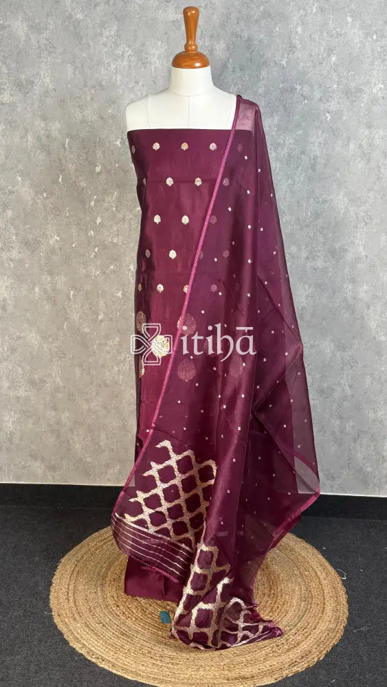 BANARASI SILK SUIT BANARASI SALWAR SET
