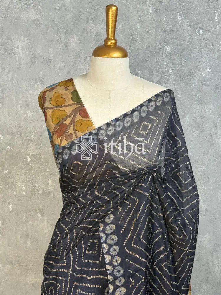 COTTON LINEN SAREE