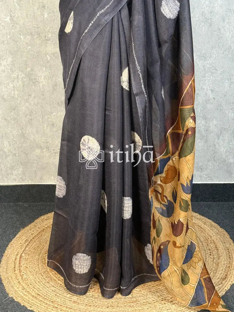COTTON LINEN SAREE