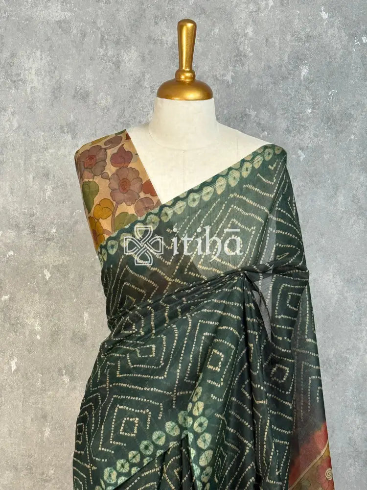 COTTON LINEN SAREE
