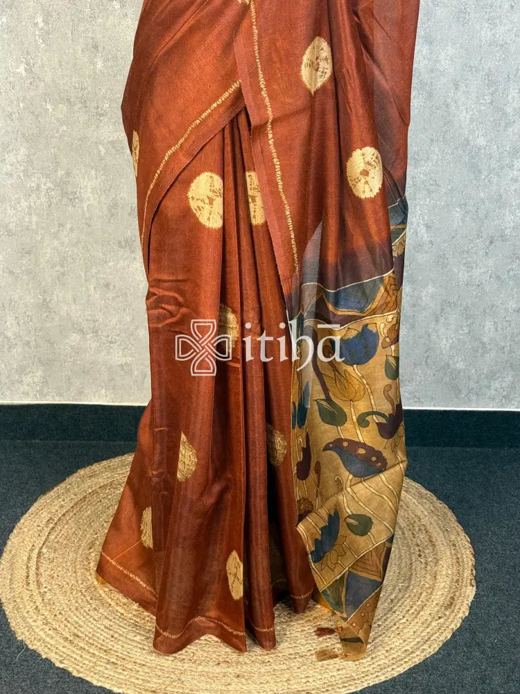 COTTON LINEN SAREE