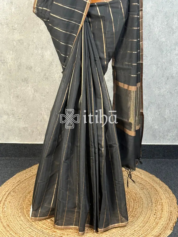 COTTON SILK SAREE SEMI SILK