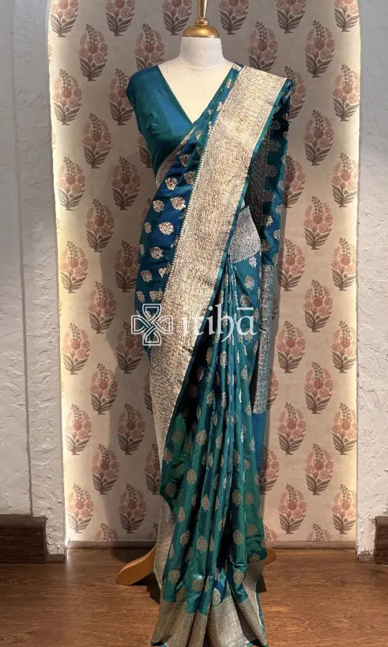 KATAN SILK BHUTA HL BANARASI SAREE