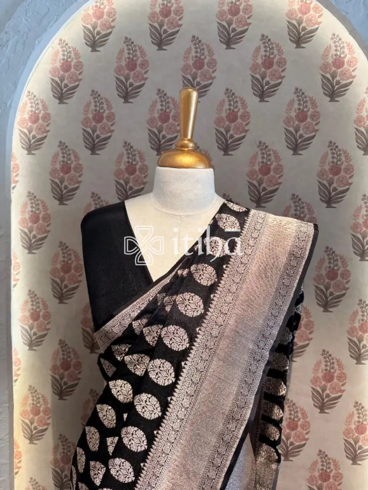 KATAN SILK BHUTA HL BANARASI SAREE