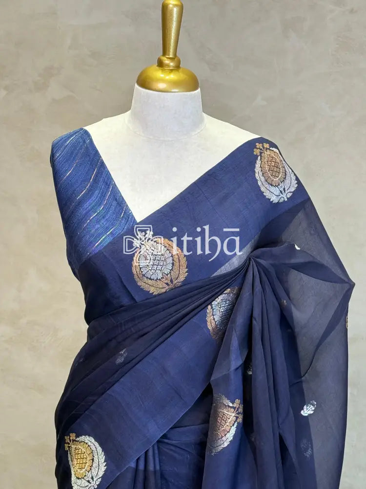 KORA MUSLIN JAMDANI SAREE