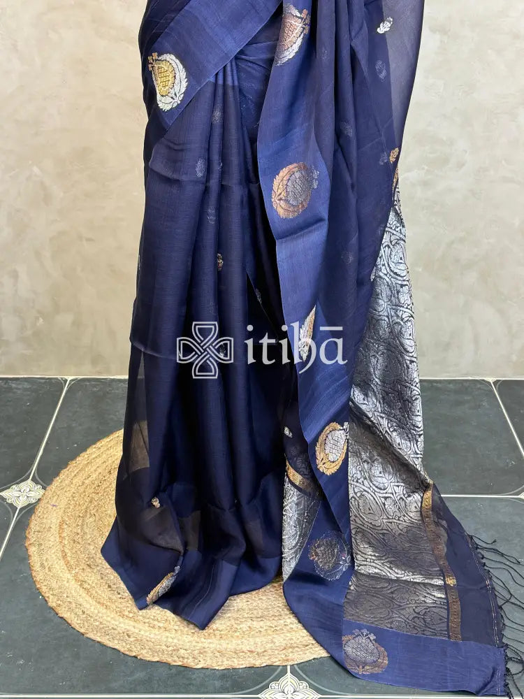 KORA MUSLIN JAMDANI SAREE