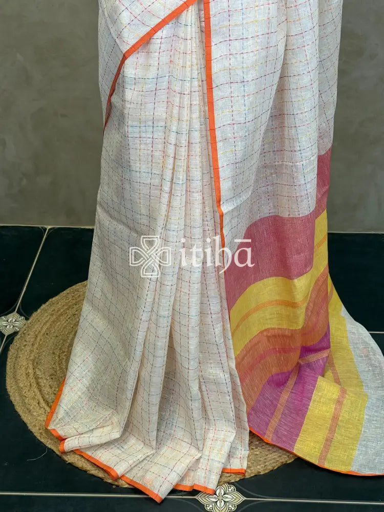 LINEN SAREE