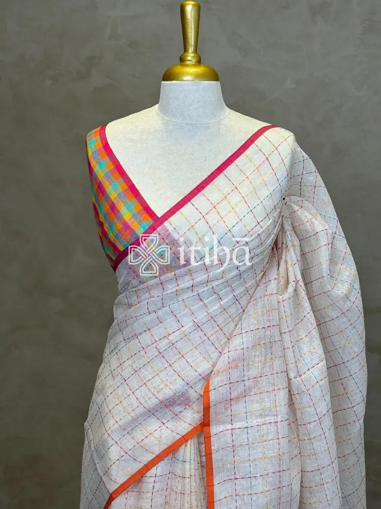 LINEN SAREE