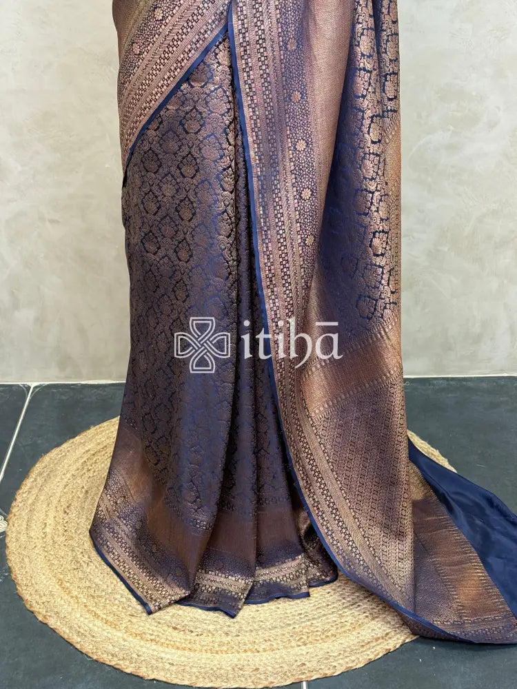 MYSORE CREPE BROCADE SILK SAREE