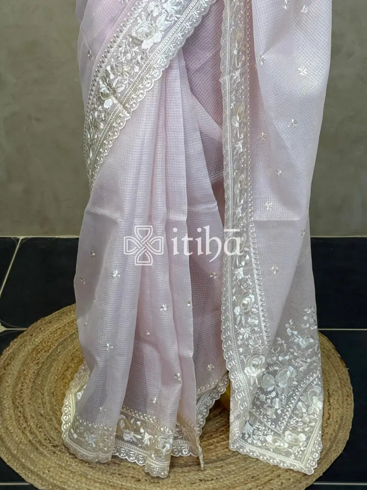 NET KOTA EMBROIDERY SAREE