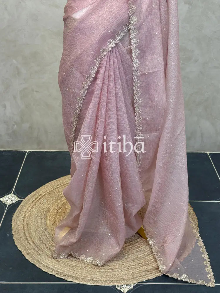 ORGANZA EMBROIDERY SAREE