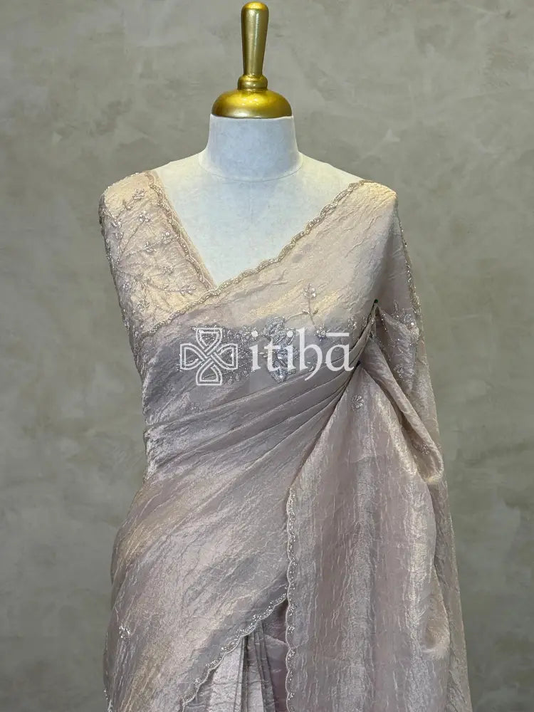 ORGANZA EMBROIDERY SAREE