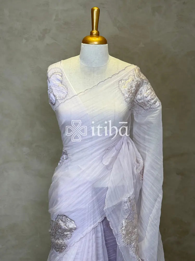 ORGANZA EMBROIDERY SAREE