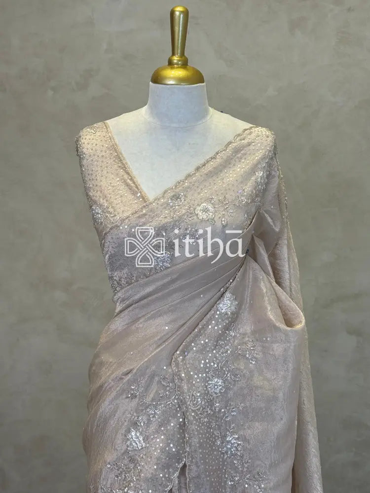 ORGANZA EMBROIDERY SAREE