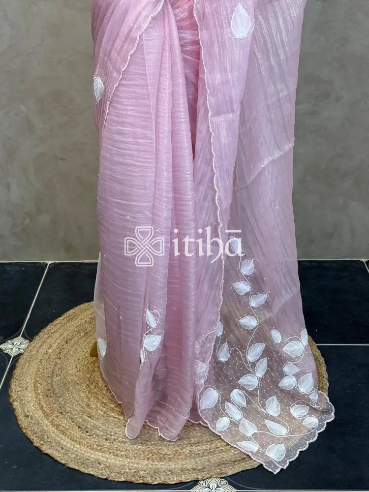 ORGANZA EMBROIDERY SAREE