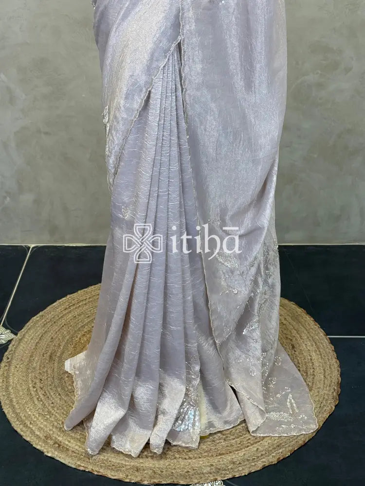 ORGANZA EMBROIDERY SAREE