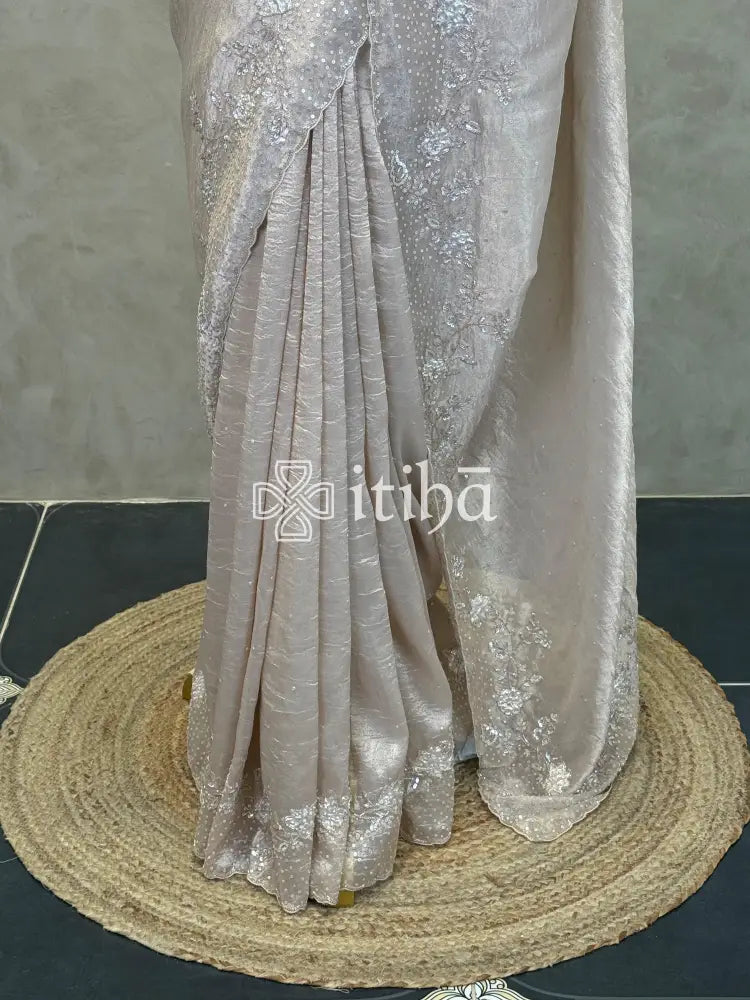 ORGANZA EMBROIDERY SAREE