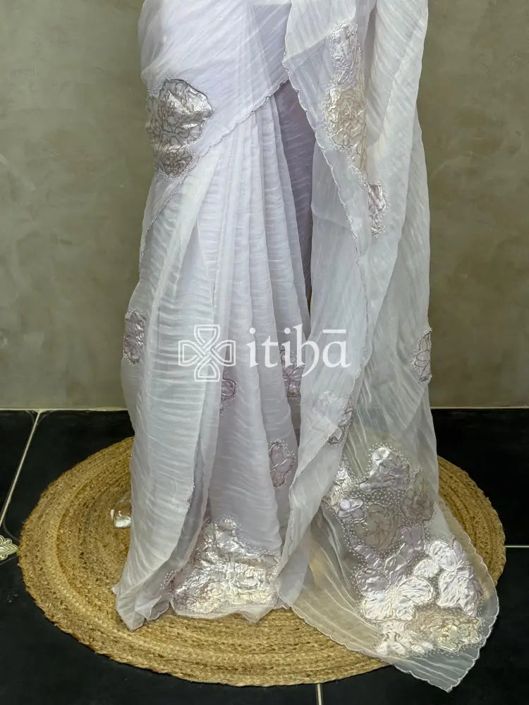 ORGANZA EMBROIDERY SAREE