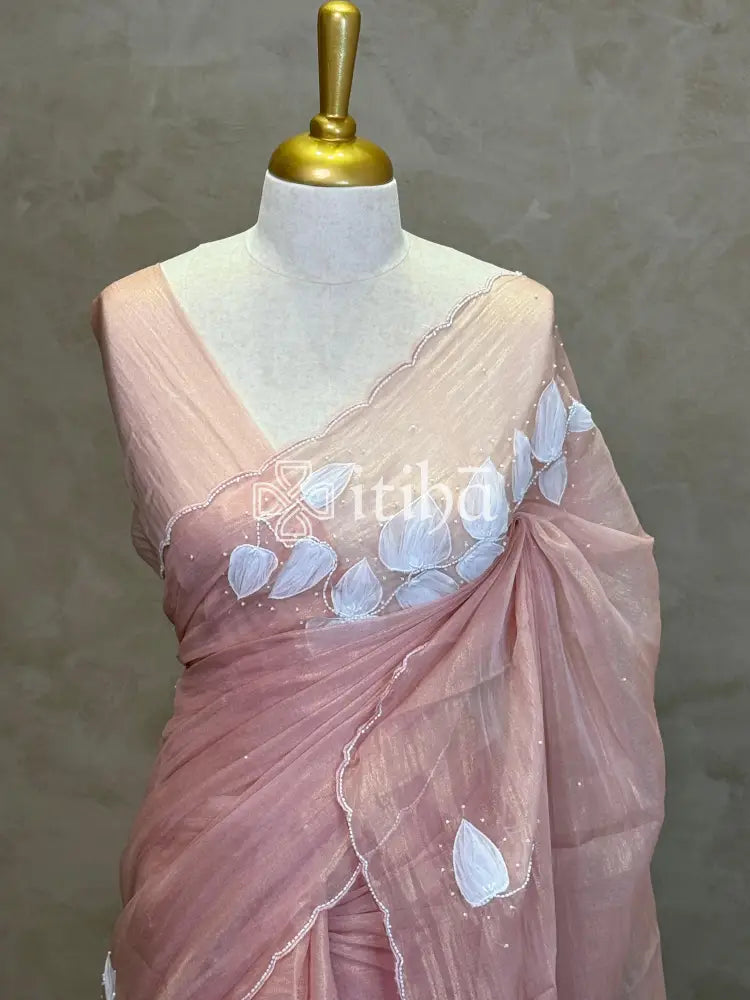 ORGANZA EMBROIDERY SAREE