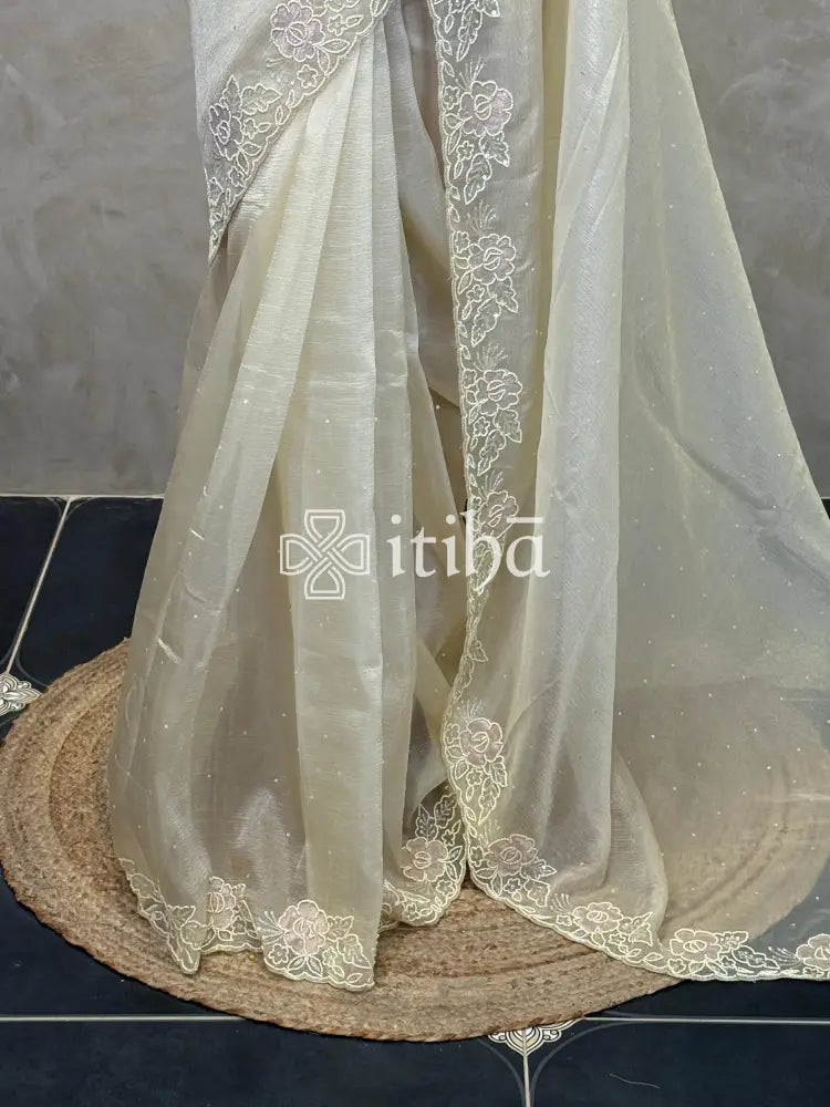 ORGANZA EMBROIDERY SAREE