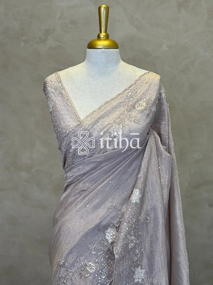 ORGANZA EMBROIDERY SAREE