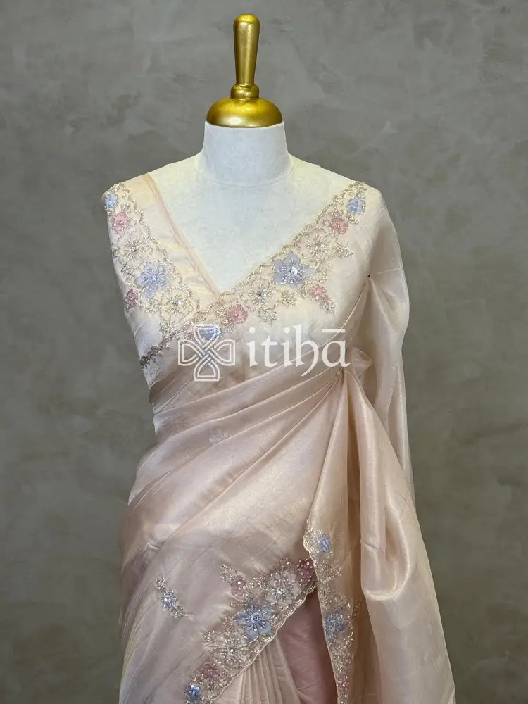 ORGANZA EMBROIDERY SAREE