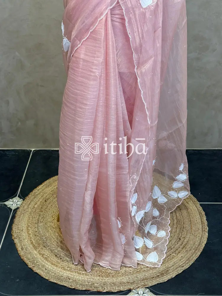 ORGANZA EMBROIDERY SAREE