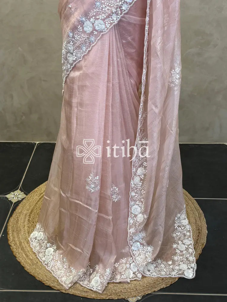 ORGANZA HANDWORK SAREE