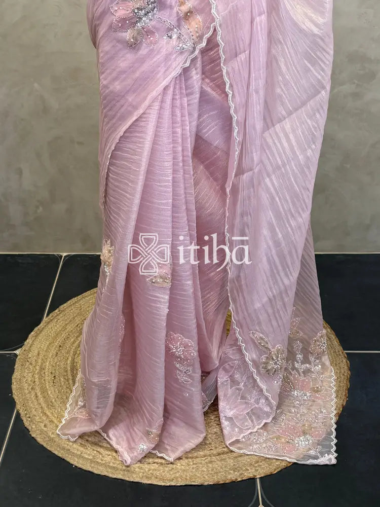 ORGANZA HANDWORKED SAREE