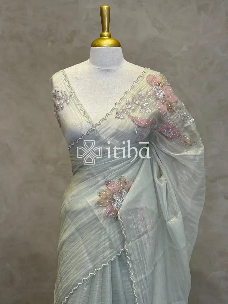 ORGANZA HANDWORKED SAREE