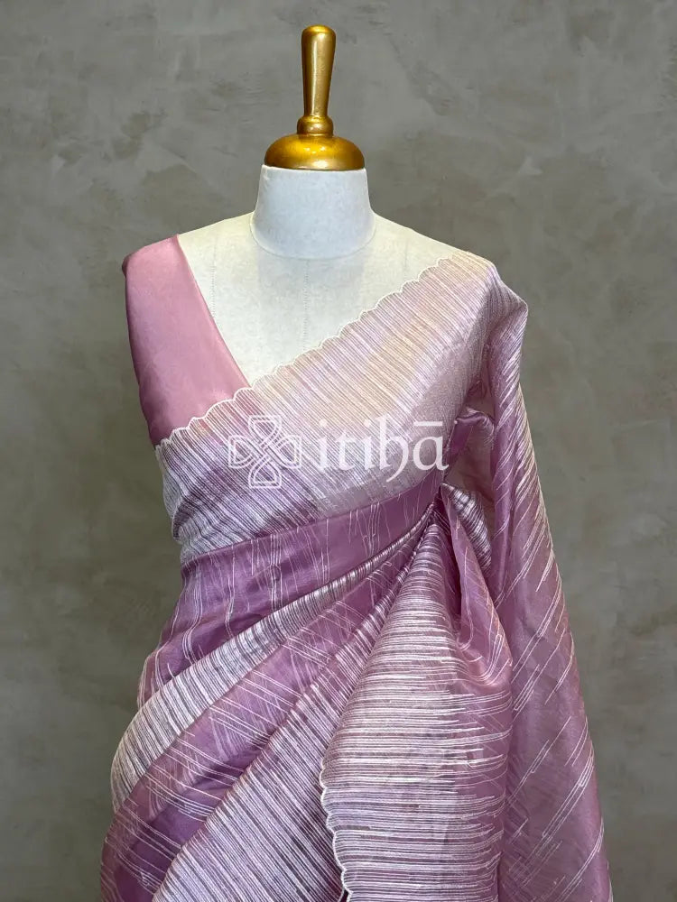 ORGANZA TURKISH APPLIQUE DESIGNER SAREE