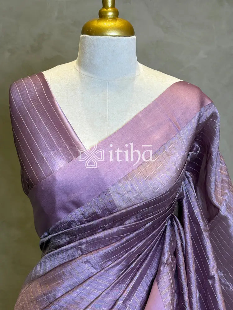 ORGANZA ZARI CHECKS SATIN BORDER BANARASI SAREE