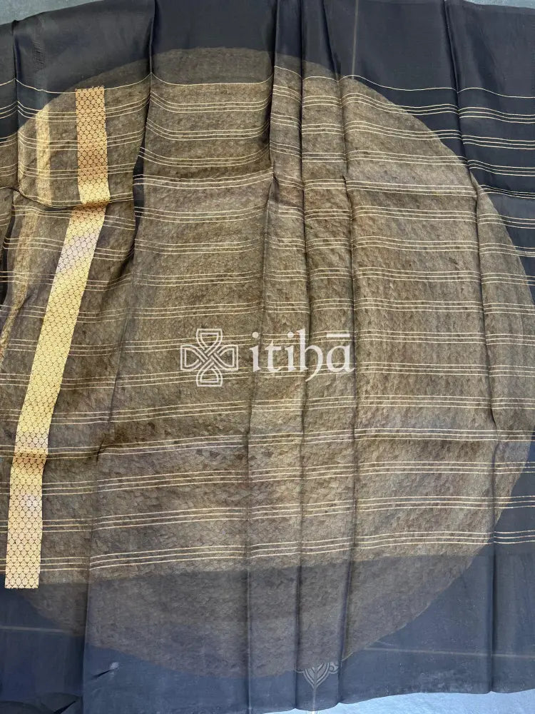 PURE KORA ORGANZA SILK BANARASI SAREE
