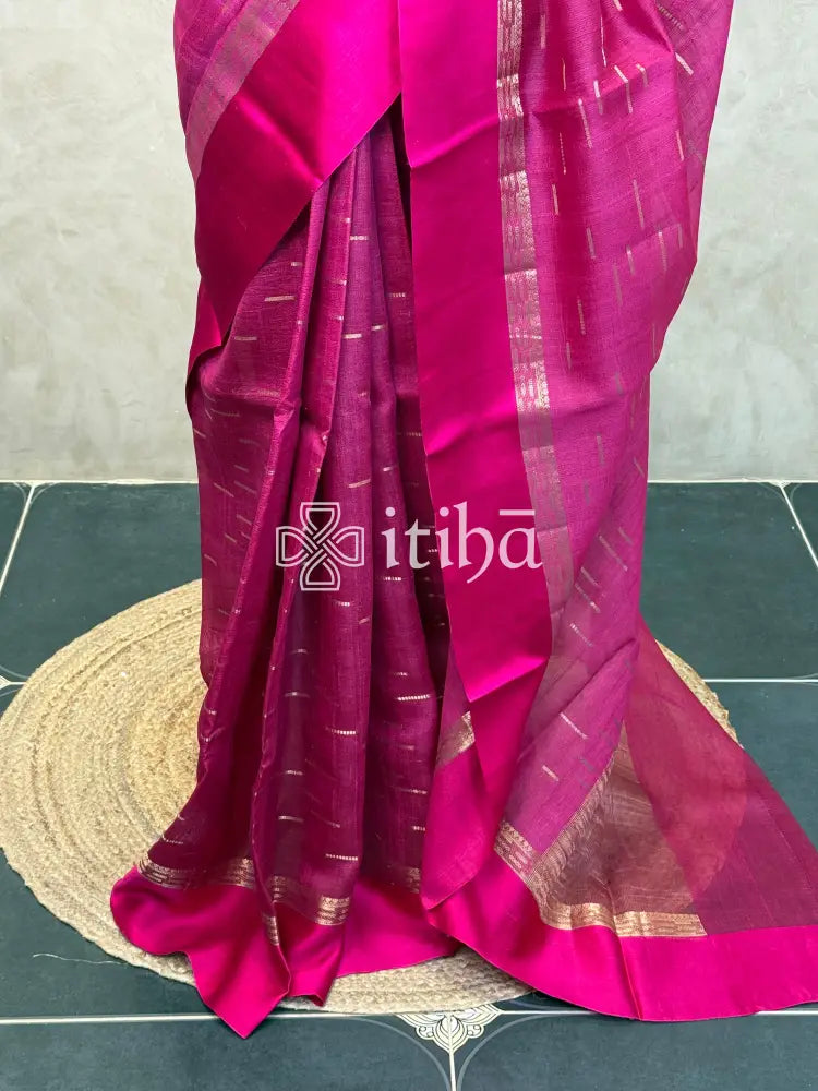 PURE TUSSAR SILK BANARASI SAREE