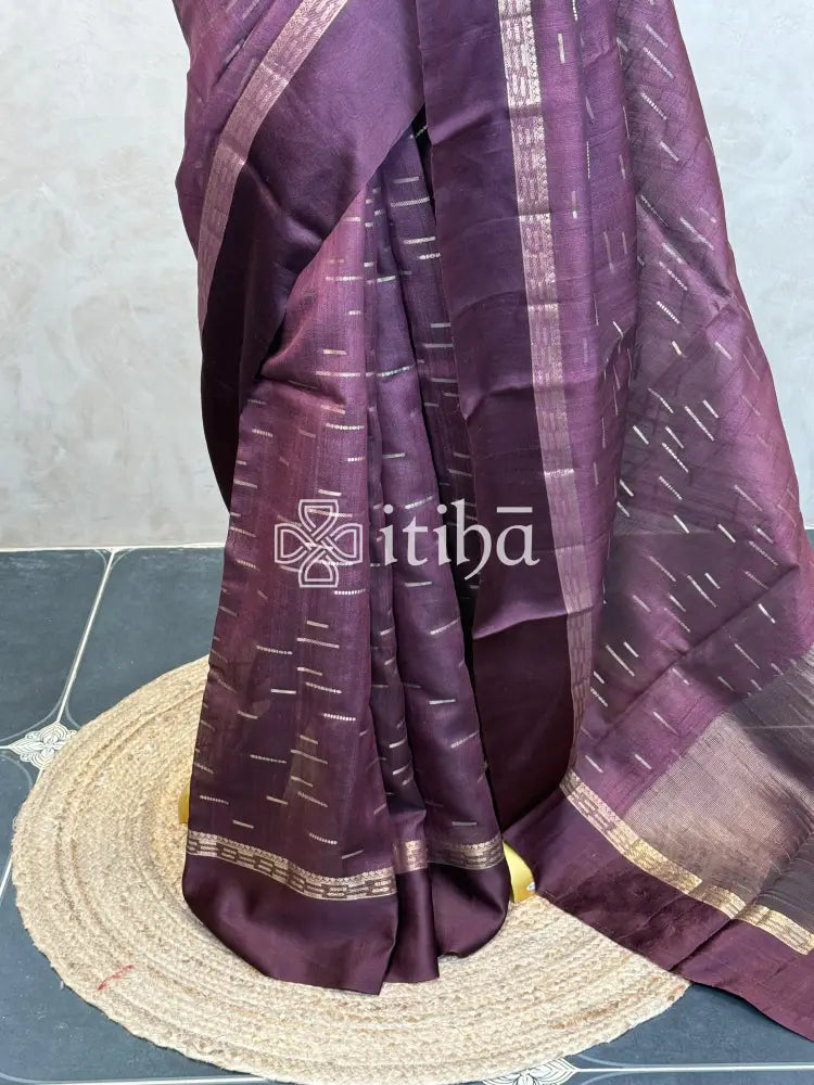 PURE TUSSAR SILK BANARASI SAREE