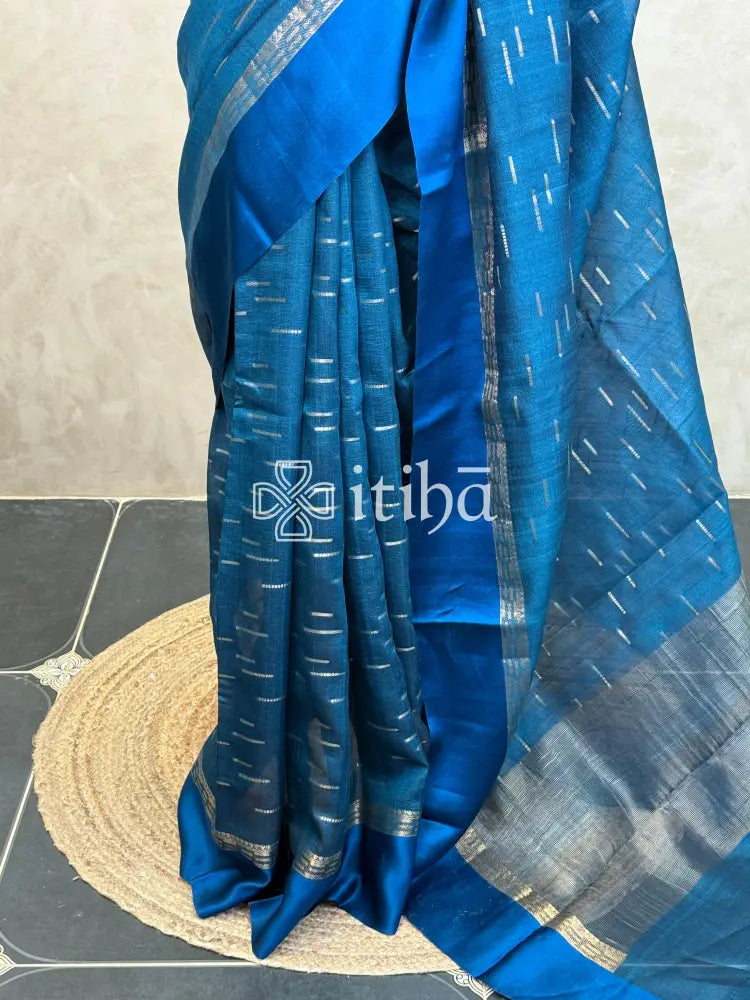 PURE TUSSAR SILK BANARASI SAREE