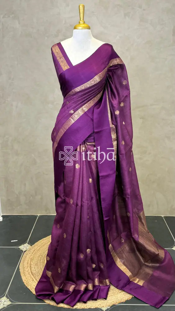 PURE TUSSAR SILK BANARASI SAREE