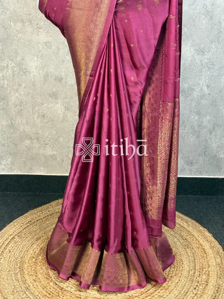 SATIN SILK BANARASI SAREE