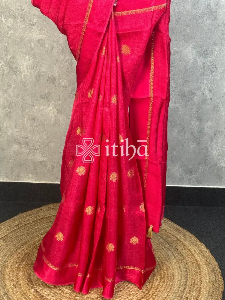 SEMI JUTE BANARASI SAREE