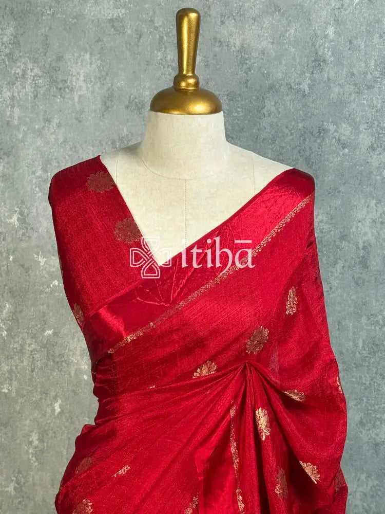 SEMI JUTE BANARASI SAREE