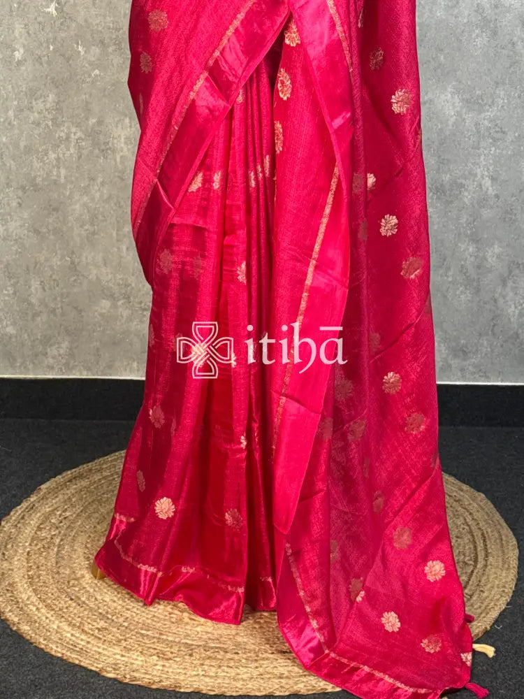 SEMI JUTE BANARASI SAREE