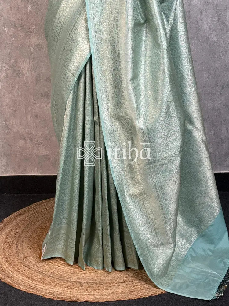 SEMI KATAN WATER ZARI BROCADE BANARASI SAREE