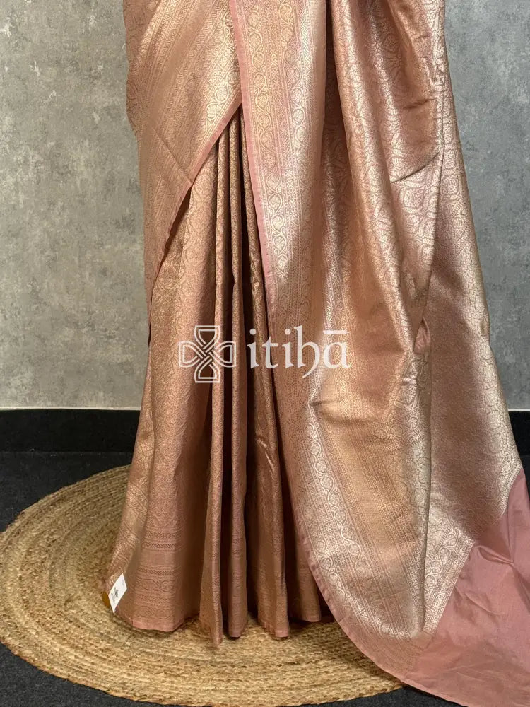 SEMI KATAN WATER ZARI BROCADE BANARASI SAREE