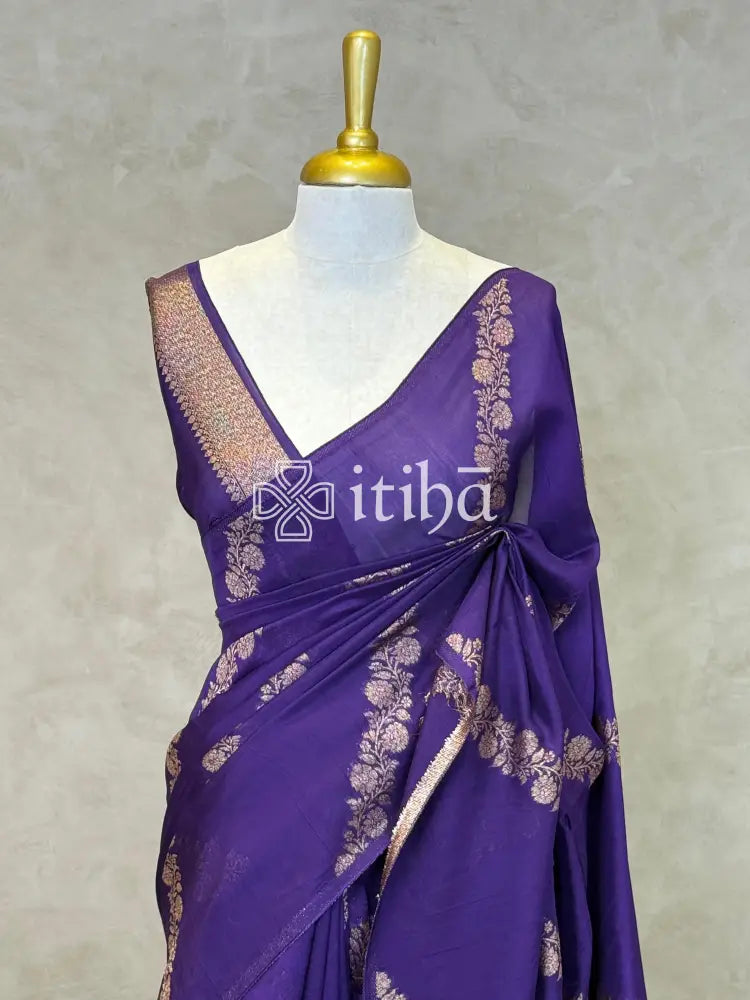 SEMI MATKA TUSSAR BANARASI SAREE