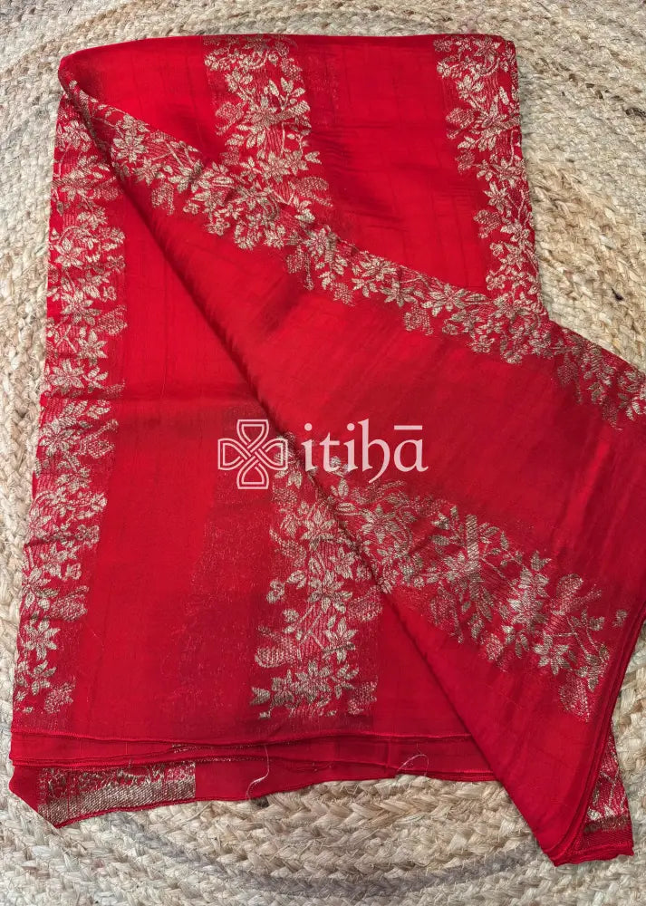 SEMI MATKA TUSSAR BANARASI SAREE