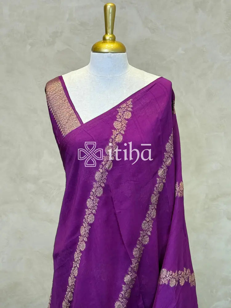 SEMI MATKA TUSSAR BANARASI SAREE