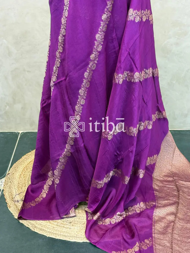 SEMI MATKA TUSSAR BANARASI SAREE