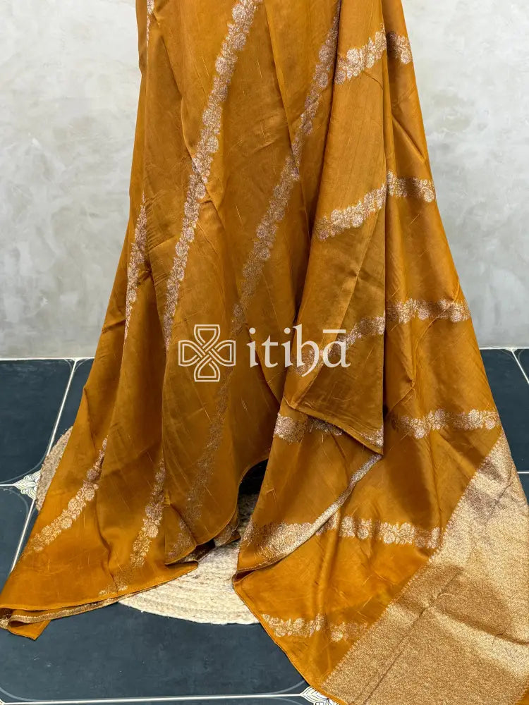 SEMI MATKA TUSSAR BANARASI SAREE