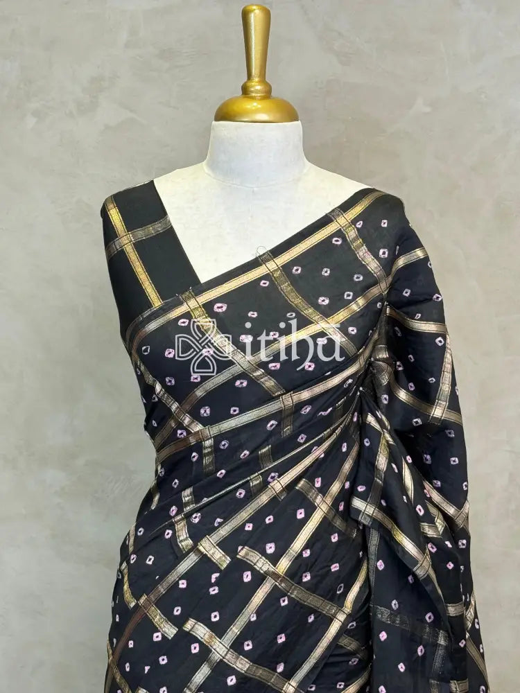 SEMI SILK CHARCHOLA BHANDHINI SAREE